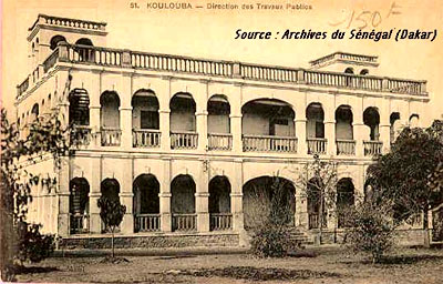 Ancienne carte postale du Palais de Koulouba