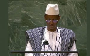 Le Premier ministre Choguel Kokalla Maïga à la Tribune des Nations Unies