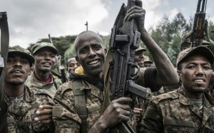 Des soldats éthiopiens en formation au sud du Tigré le 15 septembre 2021 afp.com - Amanuel Sileshi