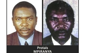 Protais Mpiranya, ancien chef de la garde présidentielle au Rwanda pendant le génocide. Photo mise à disposition par les Nations unies afp.com - -