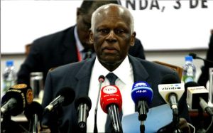 L'ancien président angolais Jose Eduardo dos Santos à Luanda, le 3 février 2017 afp.com - AMPE ROGERIO