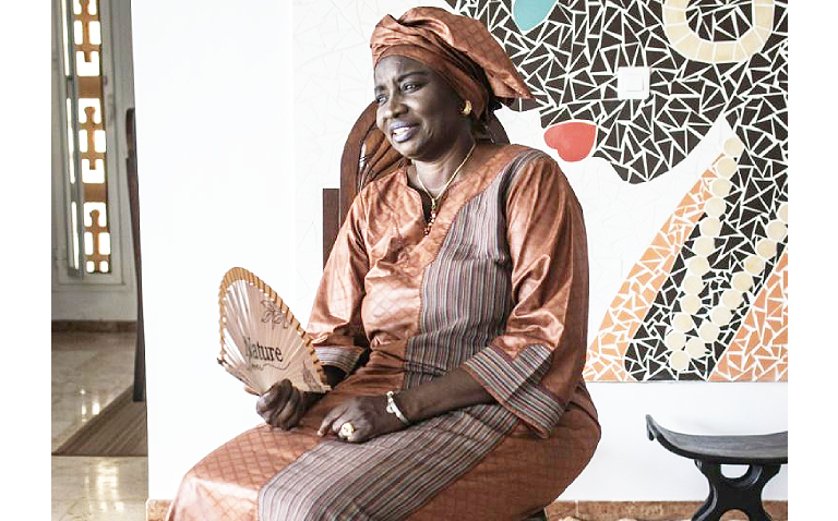 L'ex-Première ministre Aminata Touré, chez elle, le 8 septembre 2022 à Dakar, au Sénégal afp.com - JOHN WESSELS